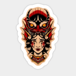 Demon Girl Sticker